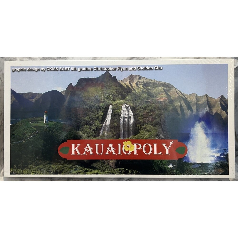 Kauaiopoly - Real Estate Property Trading Board Game * Kauai, Hawaii * BRAND NEW